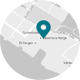 Map: Vaxxinova Norway AS, Kong Christian Frederiks plass 3, 5006 Bergen, Norge